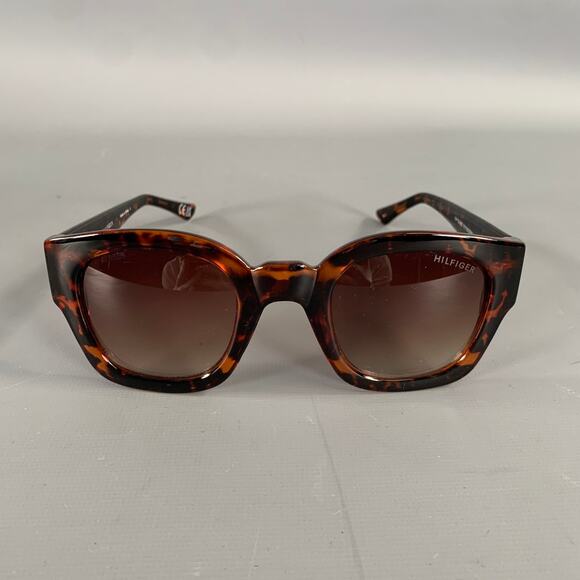 TOMMY HILFIGER Brown Tortoise Sunglasses main image 7